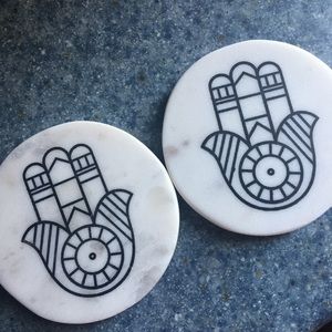 Hamsa Drink Coasters